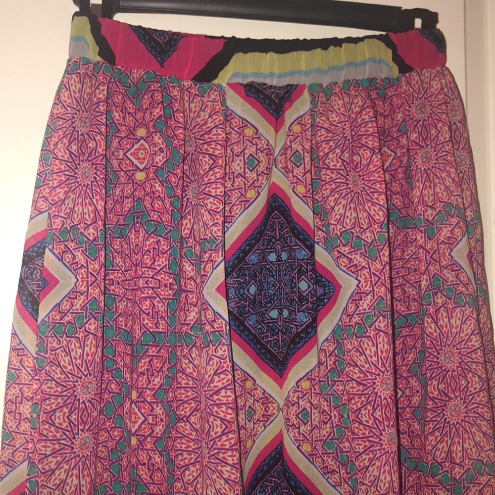Fire Los Angeles Small Sheer multi colored skirt